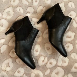 Alfani black booties, size 10